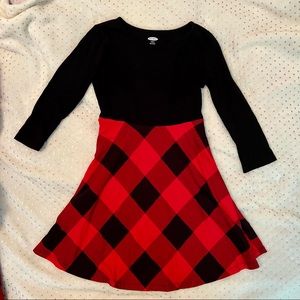 Buffalo plaid dress from Old Navy. EUC - smoke free home. Size S (6/7)